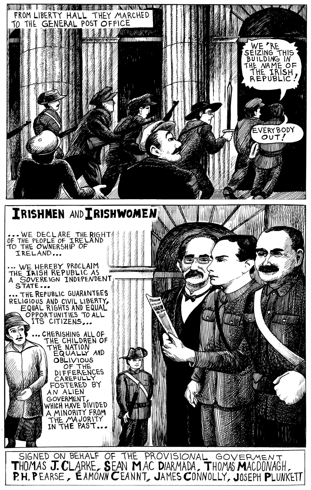 Art from A Full Life: James Connolly, the Irish Rebel.